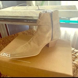 ASOS Stacked Heel (Tan) CHELSEA BOOTS